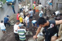 Kerja Bakti Pembangunan Masjid Bantarsari Perkokoh Persatuan